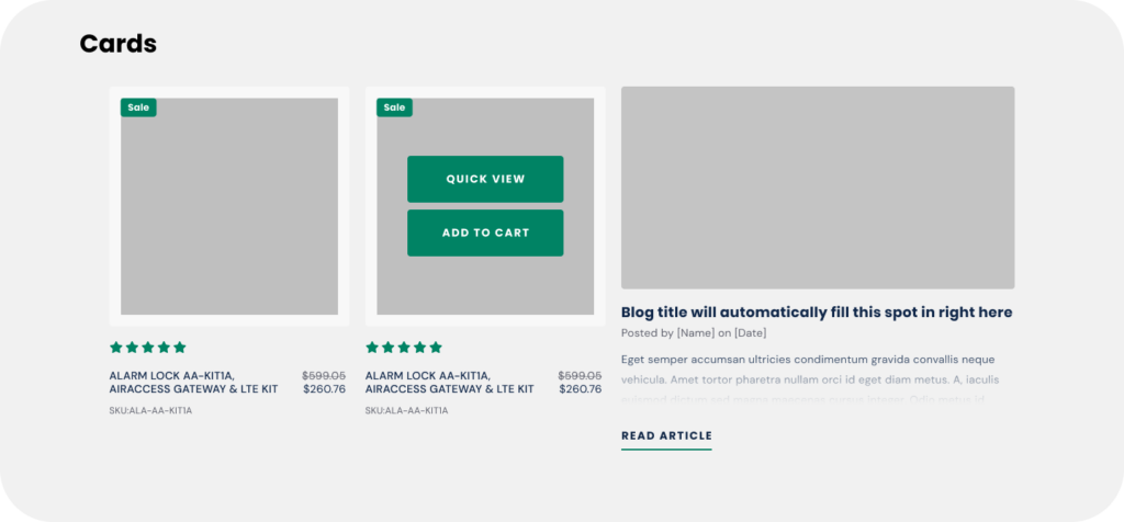 R&H Wholesale website components 3